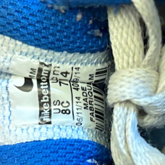 Nike Air Max Kids Sneakers - Blue, White, Black - Picture 10 of 16